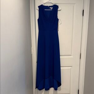 Kay Unger Royal Blue Long Sleeve Dress